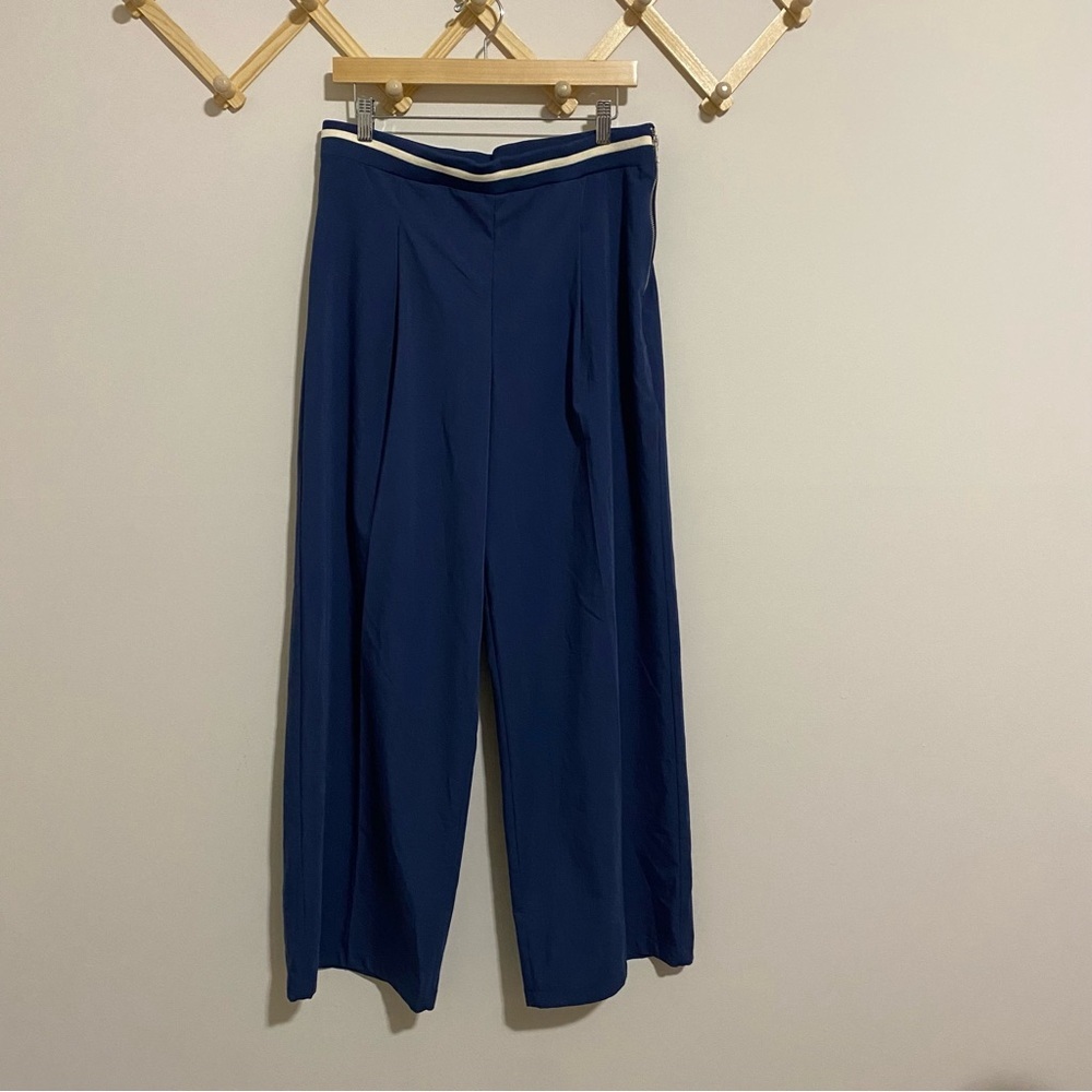Maeve by Anthropologie Navy Blue Wide Leg Pants XL